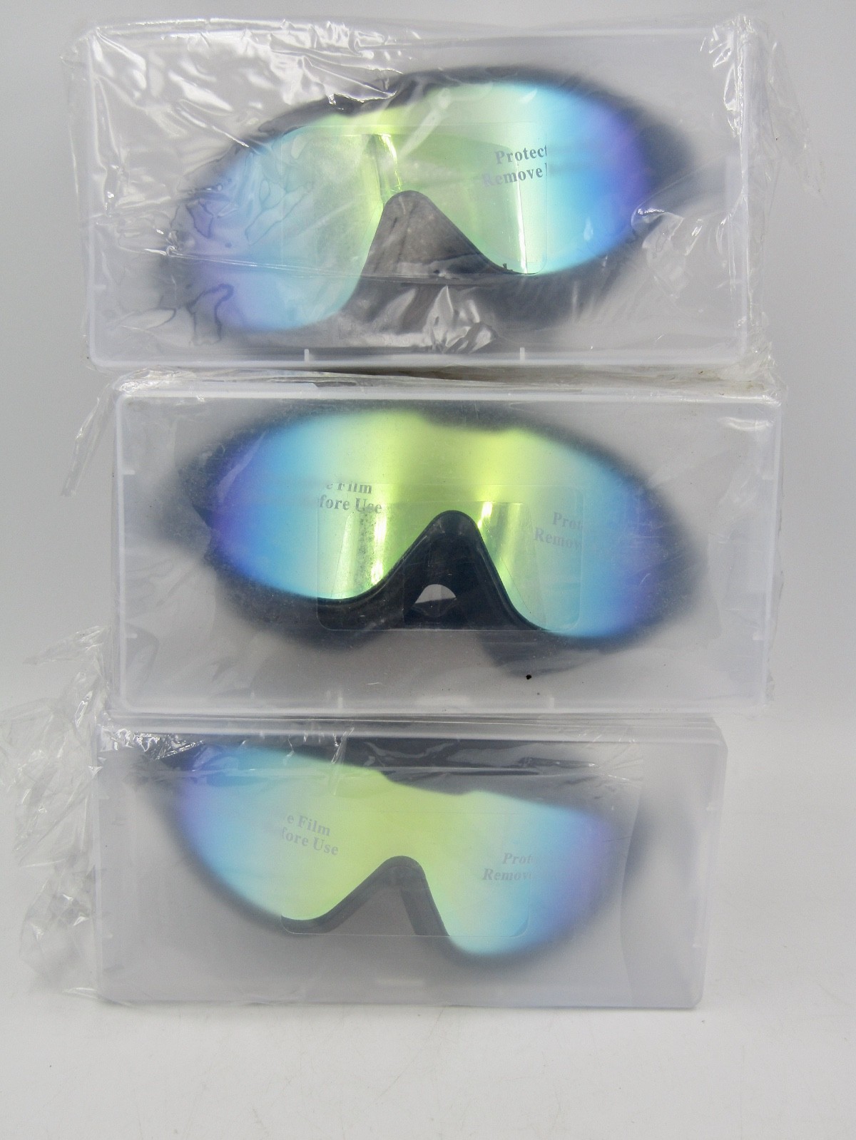 Swim Goggles Mask (3-Pack), Children Kids Size, Anti Fog #AT..