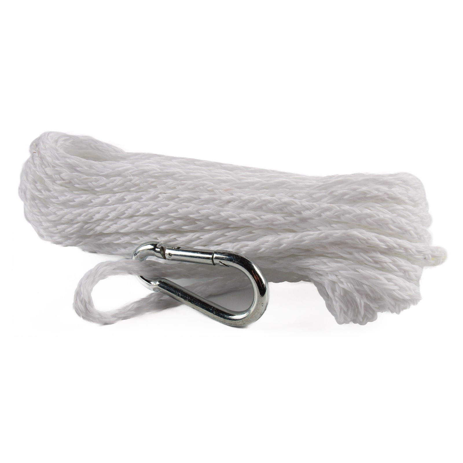 1/4″x50′ Polypropylene Anchor Line White color 50 Foot Length.
