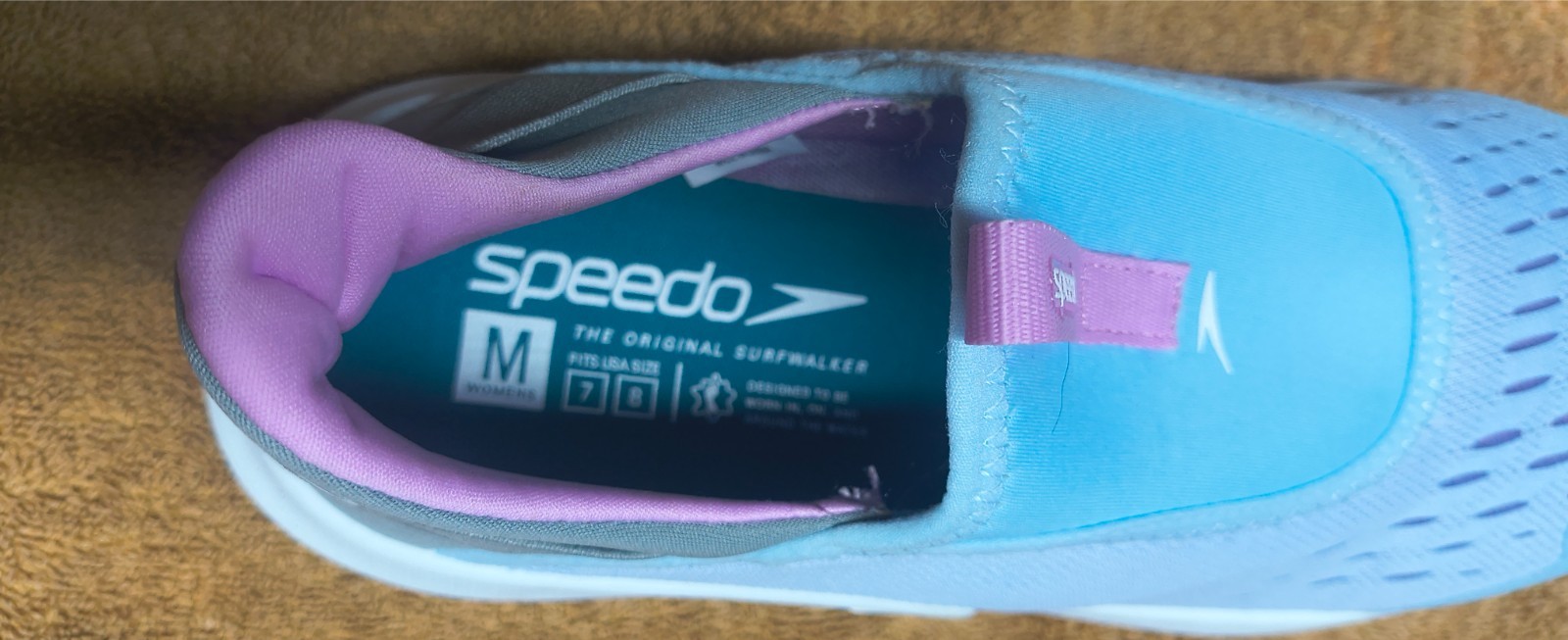 Speedo Surfwalker Water Shoes Womens Size M 7 8 New Slip On Breathable