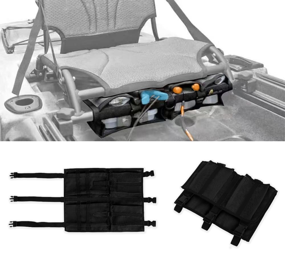 Kayak Canoe Mesh Storage Bag Under Seat Gear Accessories Compartment Pouch