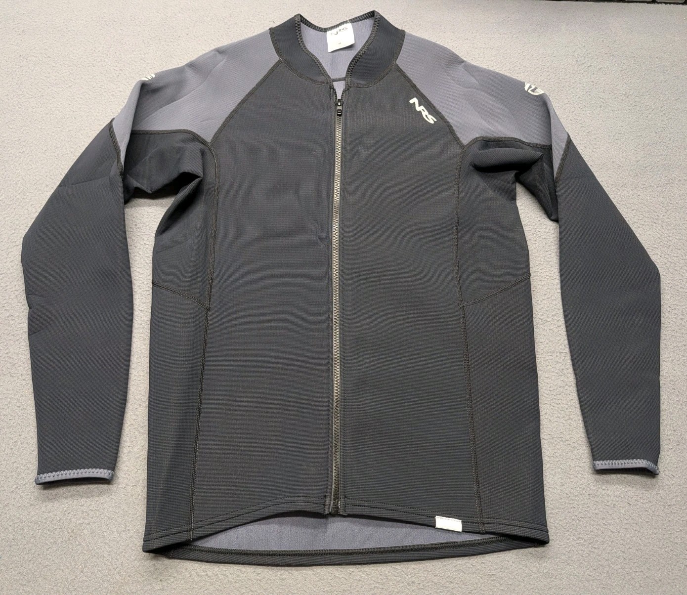 NRS Men’s Hydroskin 1.5 Neoprene Paddling Jacket Size Medium Cold Water Kayak