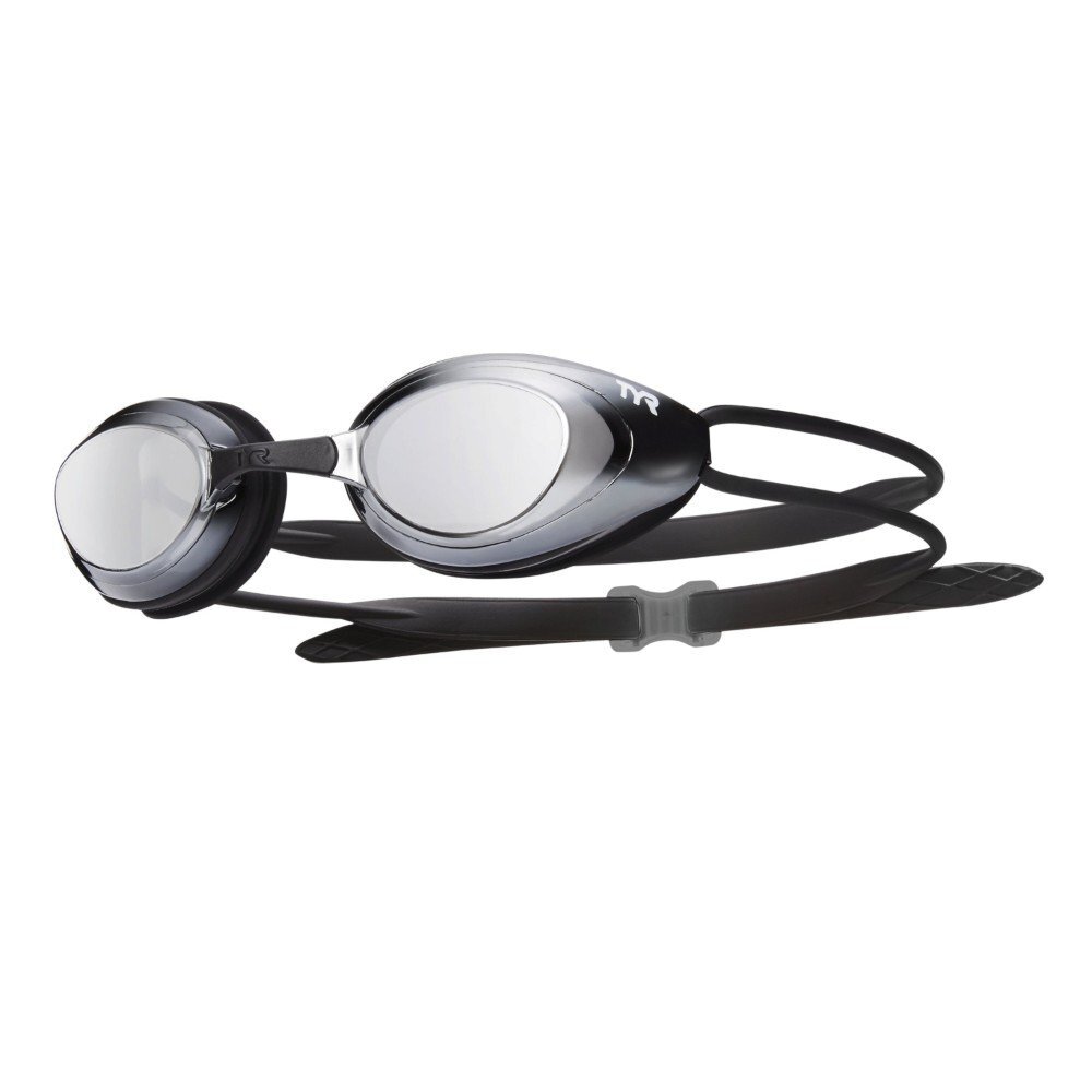TYR Blackhawk Racing Mirrored Adult Swimming Goggles with UV Protection
