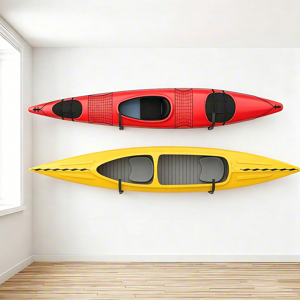 Foldable Wall Mount Rack Kayak Hook For Garage Wall Hangers Kayak Skii Surfboard