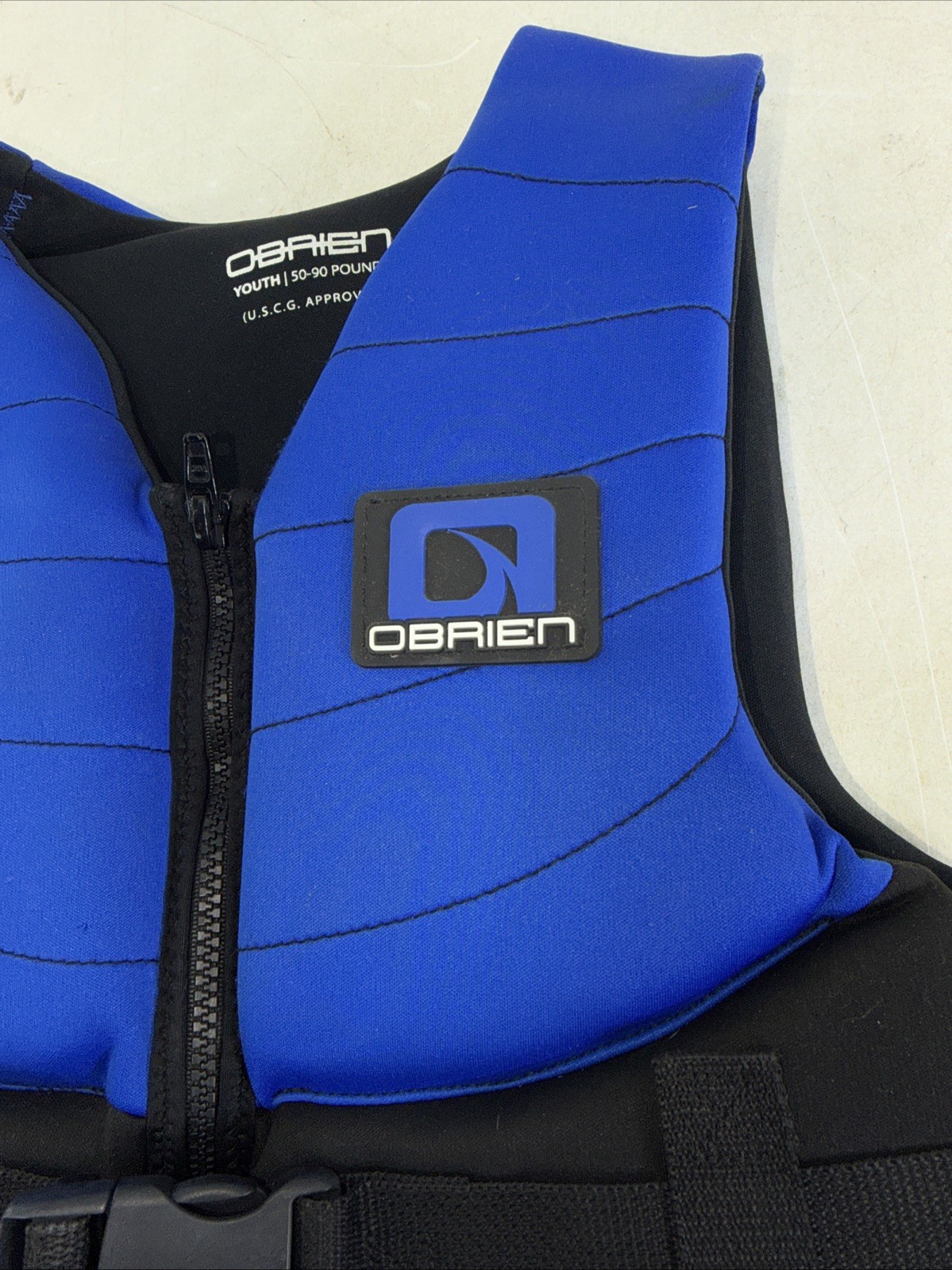 O’Brien Life Vest, Youth 50-90 Pounds Lbs. 3039 Blue And Black