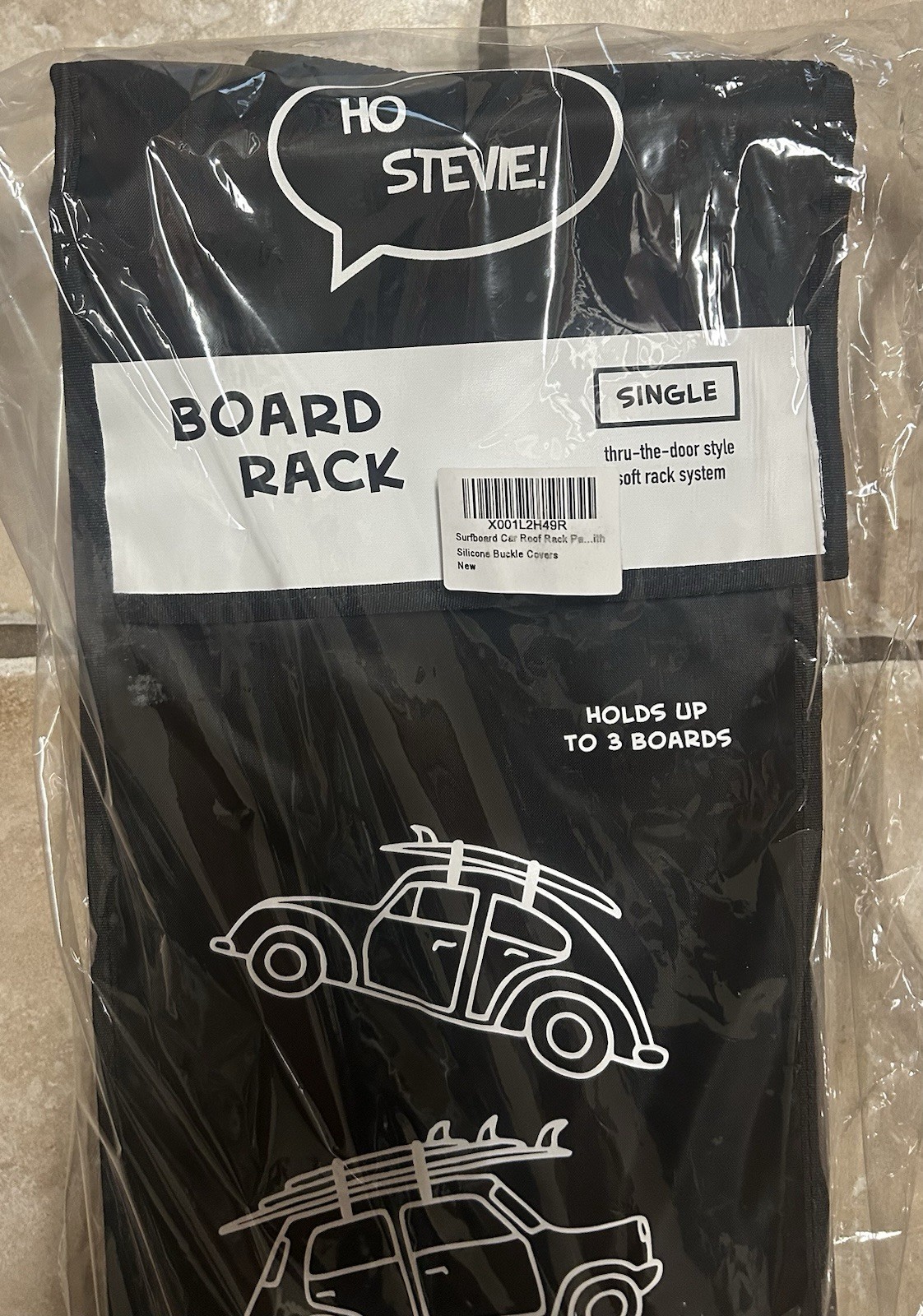 Ho Stevie Surfboard Car Roof Rack Padded System Holds 3 Boards Universal Soft