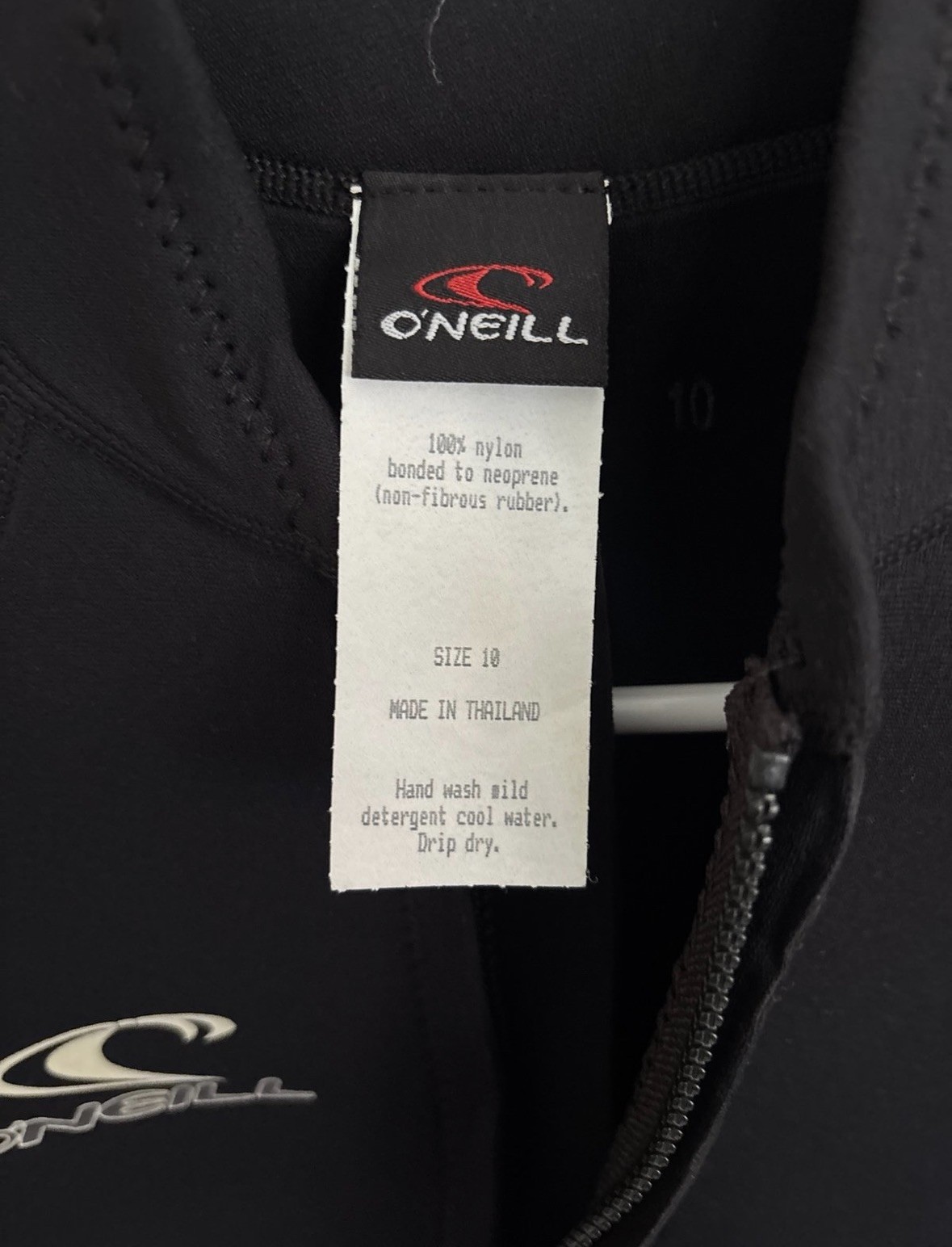 O’Neill Reactor Wetsuit Top Black Women’s Size 10 2 Medium