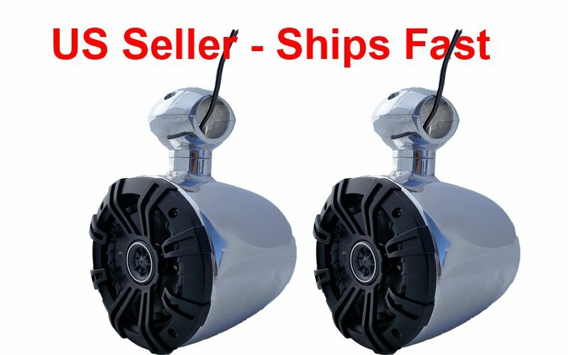 Kicker 5.25 Harley Motorcycle Crash Bar Speakers,Stereo System,Highway Bars,Pod
