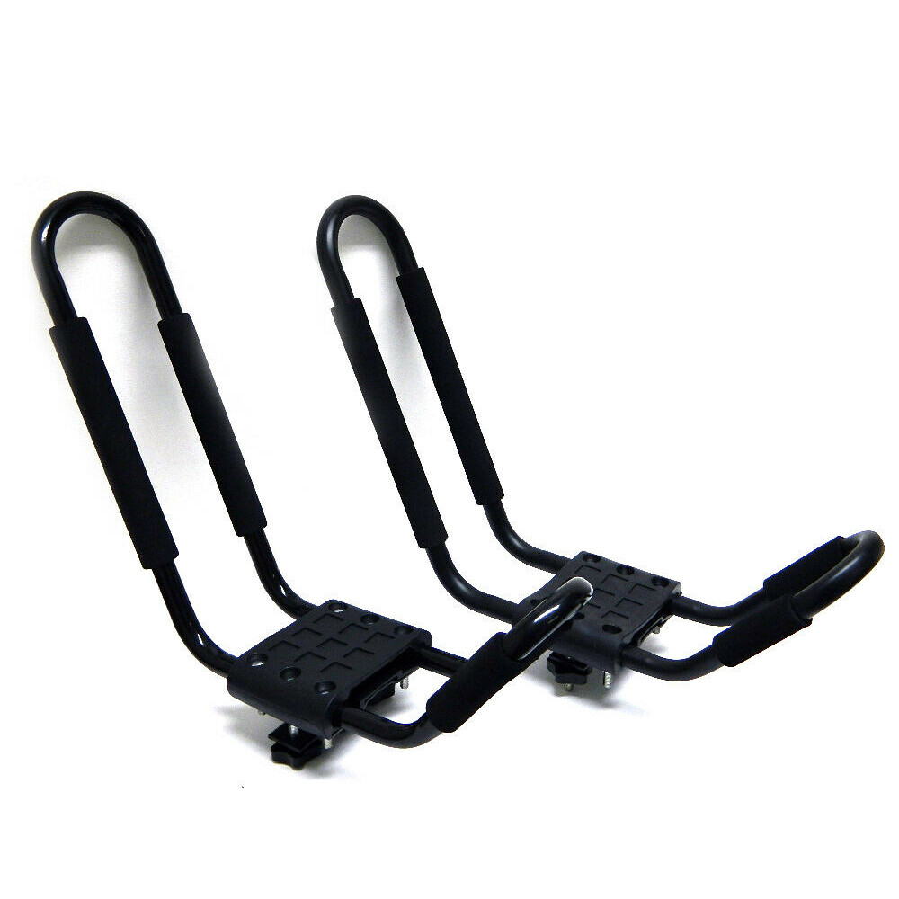 4 PCS Canoe Boat Kayak Roof Rack Car SUV Truck Top Mount Carrier J Cross Bar