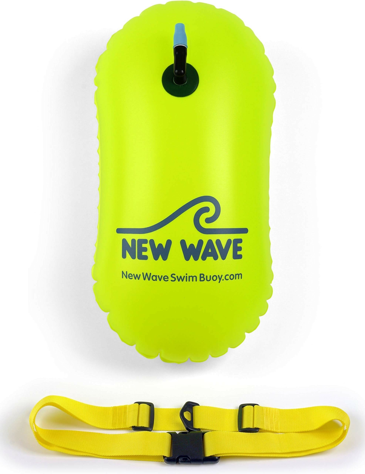 New Wave Swim Bubble for Open Water Swimmers and Triathletes – Fluo Green