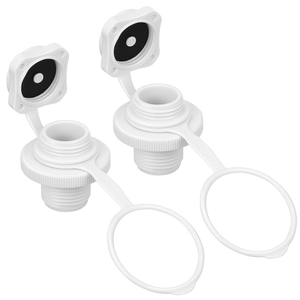2 Pcs Air Valve for Inflatable Boat Screw Type Kayak Replacement