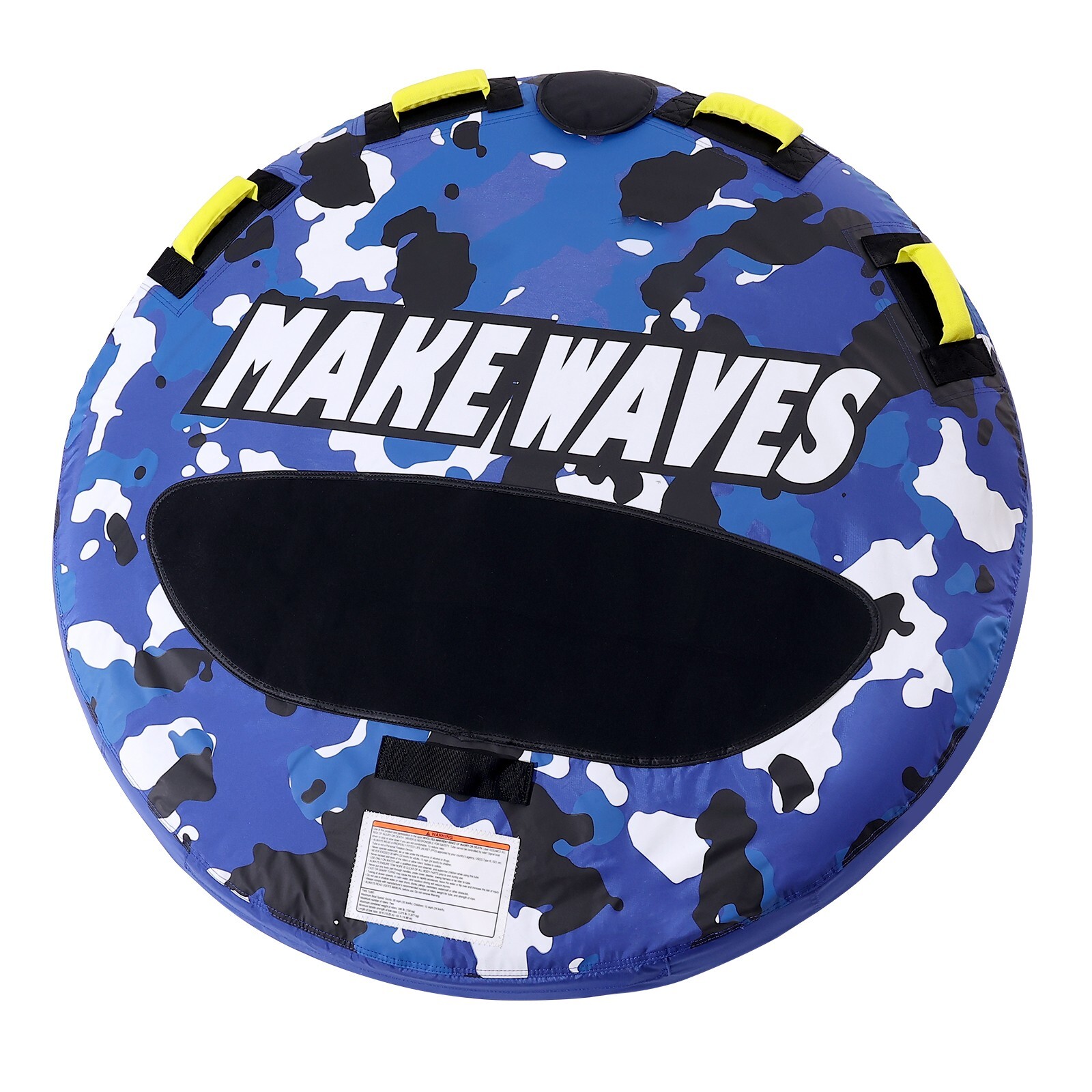 Inflatable Towable Tube 51.8 inch Round Tube for Boating 1-2 Rider Water Sport