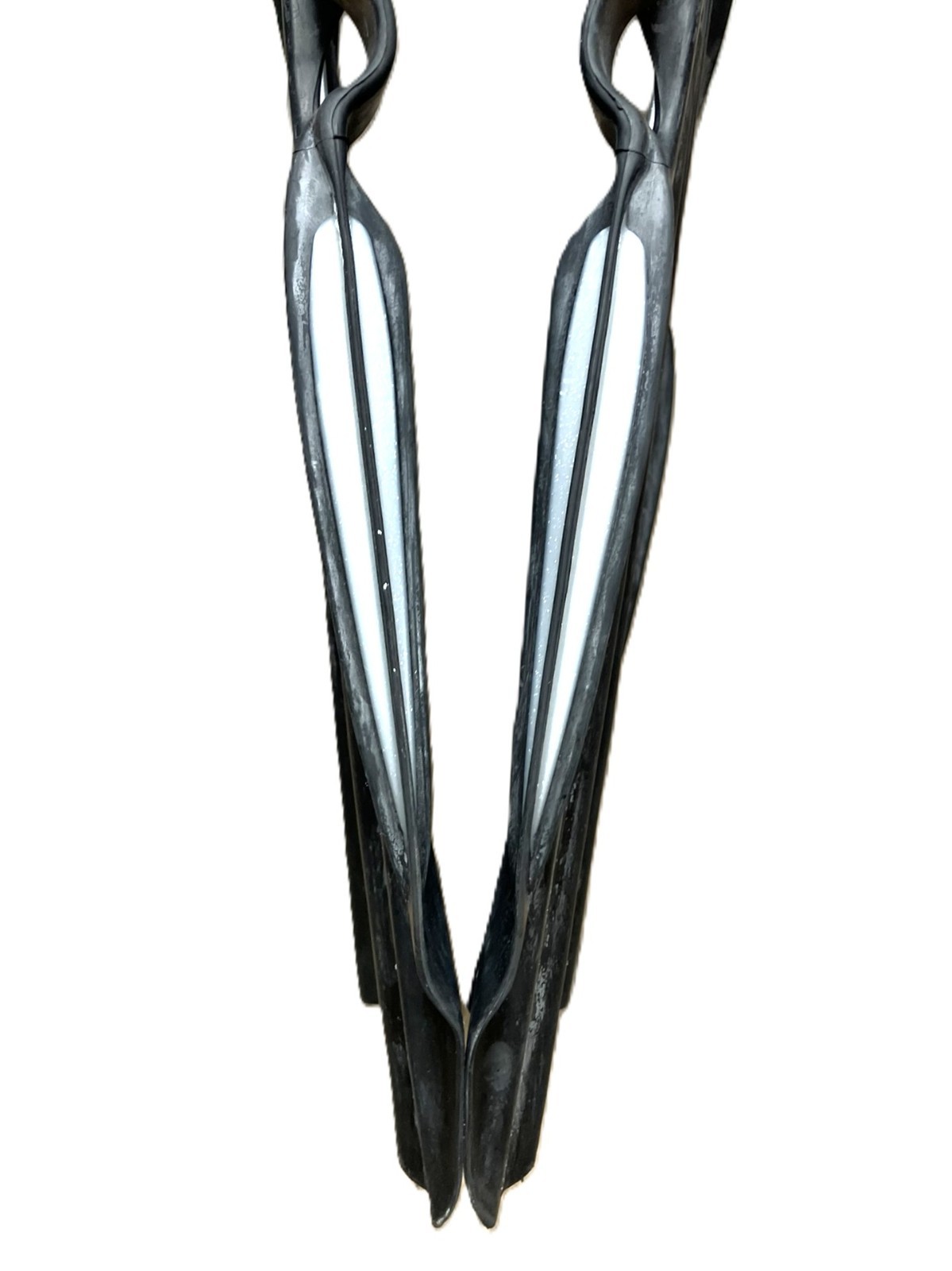 Mares Volo Power Open Heel Scuba Fins Black Silver Size Regular