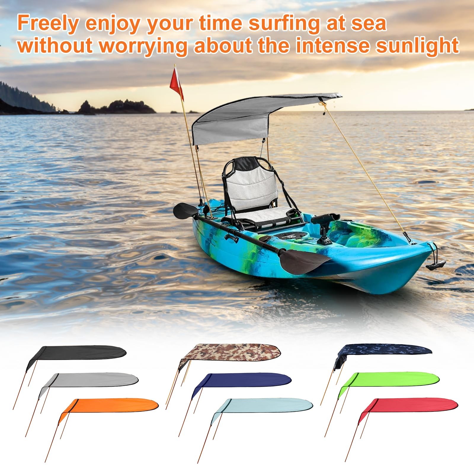 for KAYAK Shade Canopy, for KAYAK Boat Canoe Sun Shade For Single Person