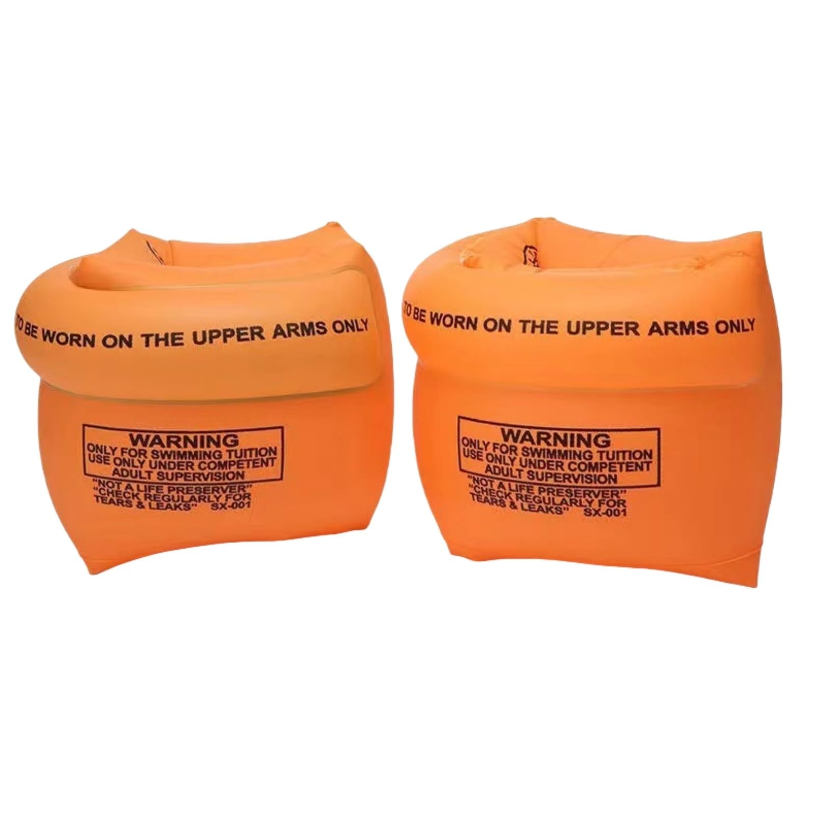 2-4 Pack Arm Floaties for Kids and Adults, Pool Floats, 1 Pair-Orange