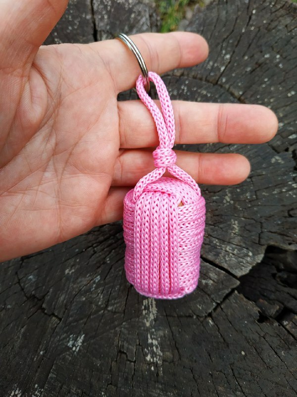 Handmade Pink Floating Cork Water Sport Key Chain Kayak Boat Sailing Buoy Key