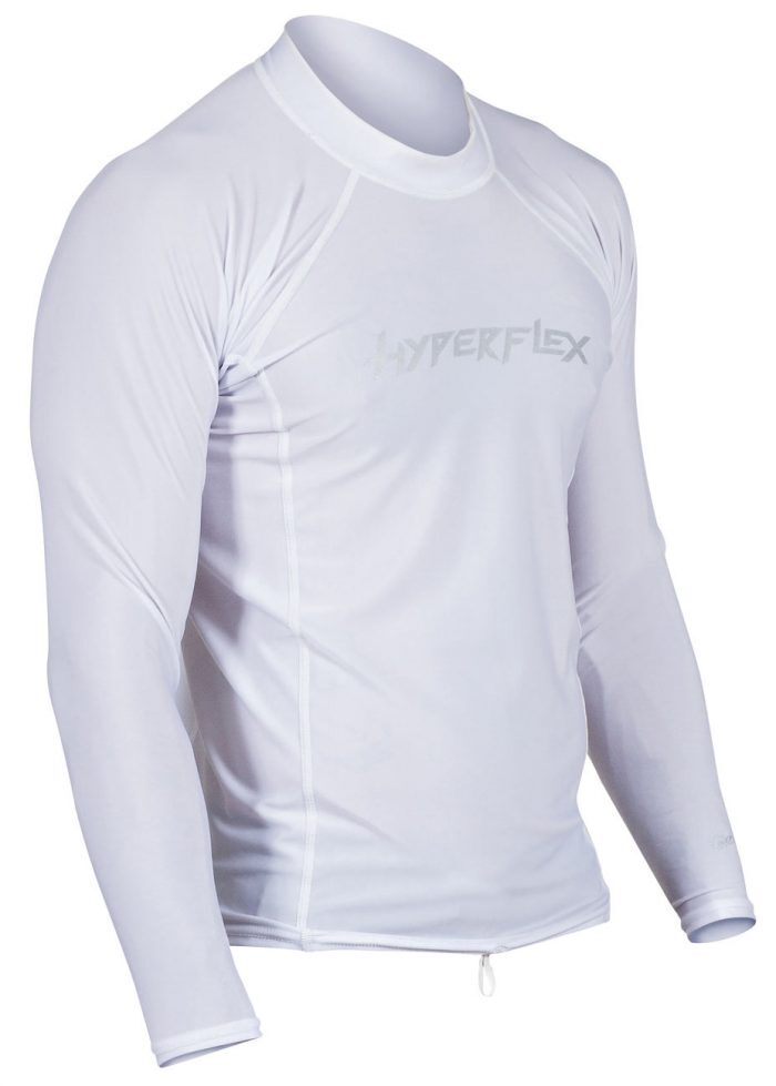 Hyperflex Men’s Long Sleeve Rash Guard – White