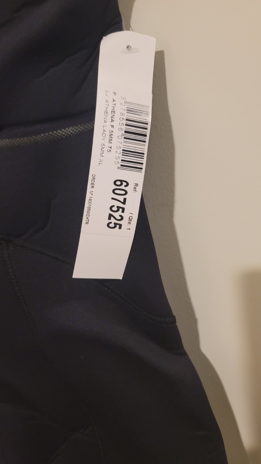 Beuchat Wetsuit NWT 1 Piece Athena Black Sz XL Women