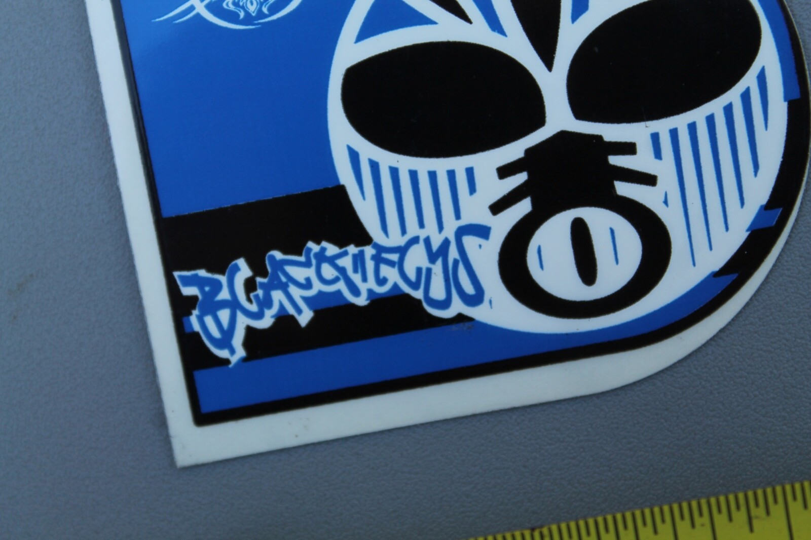 BLACK FLYS Sunglasses Black Blue White Eyes Eyewear BF2 Vintage Surfing STICKER