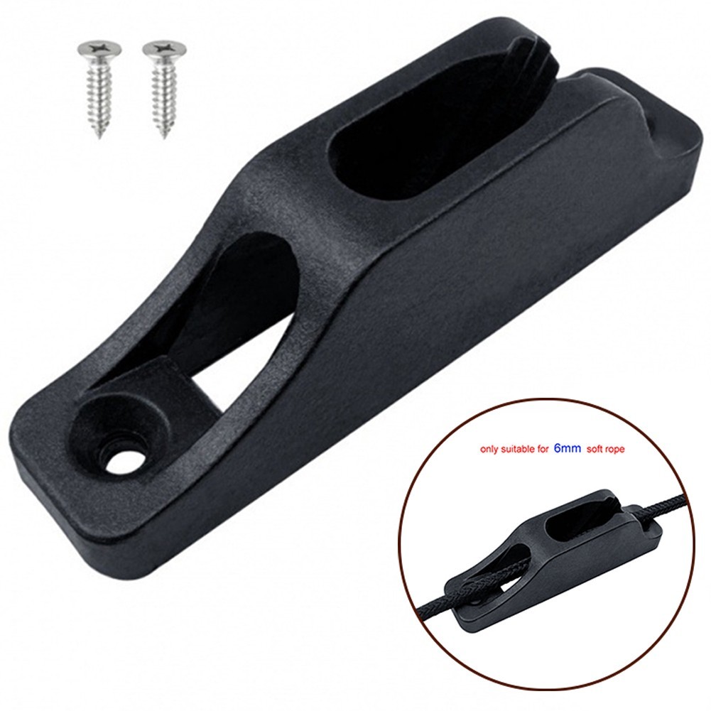 Dark Nylon Cleat Easy To Adjust Easy To Adjust While Sailing Colour Dark