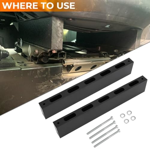 Seat Riser Kit Pair Raise Seat 2-1/2 in with Screws Gaskets for Polaris