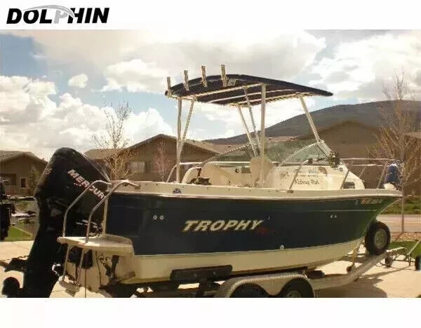 Dolphin Walk Around T Top Wakeboard Tower 2024V With 4 Single Rod Holders