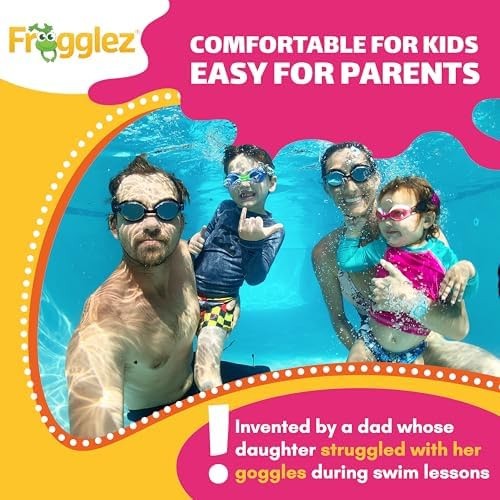 Frogglez Anti-Fog Swimming Goggles for Kids under 10 (Ages 3-10) Recommended …