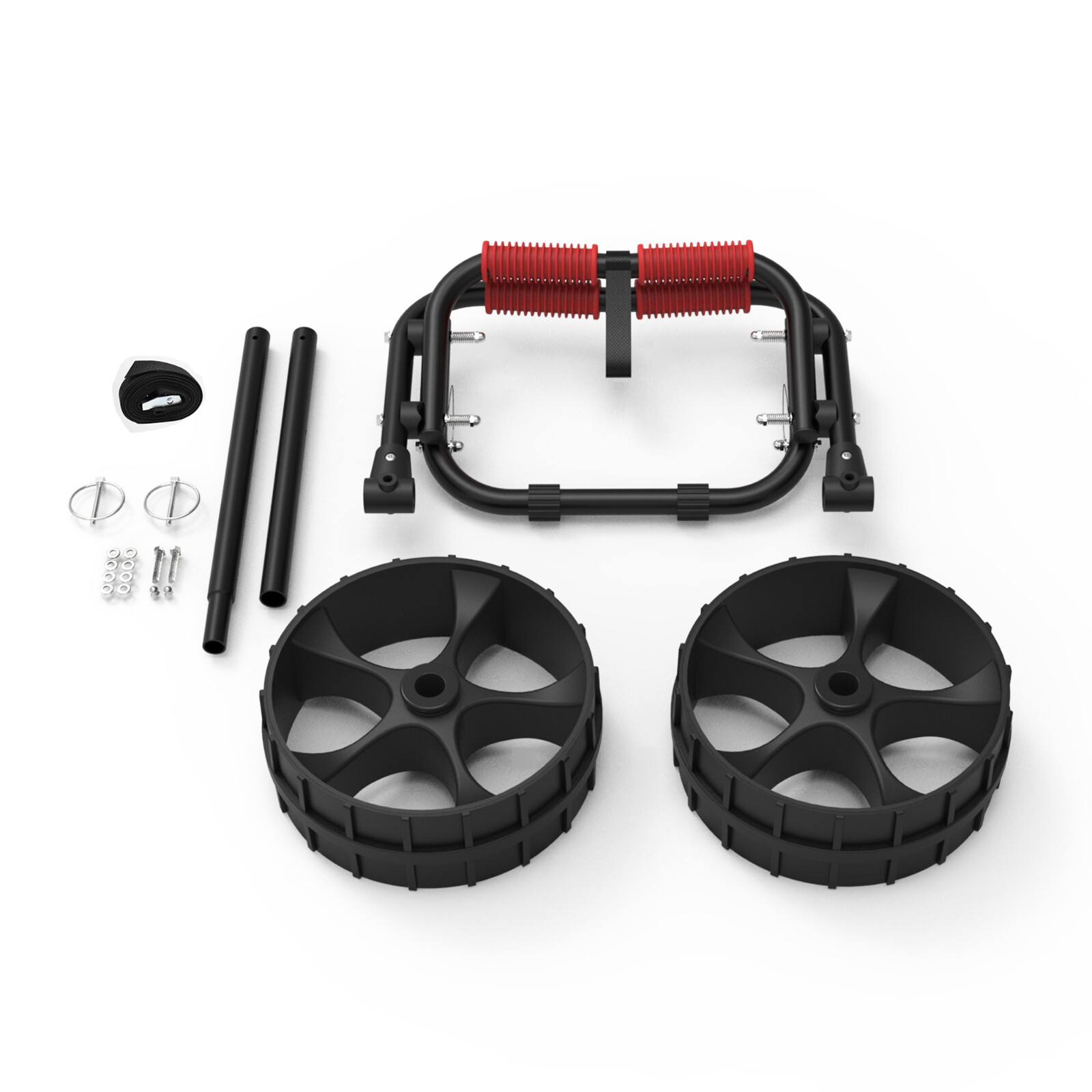 Foldable Durable Kayak Canoe Boat Carrier Cart Trailer Trolley Dolly Sand Wheels