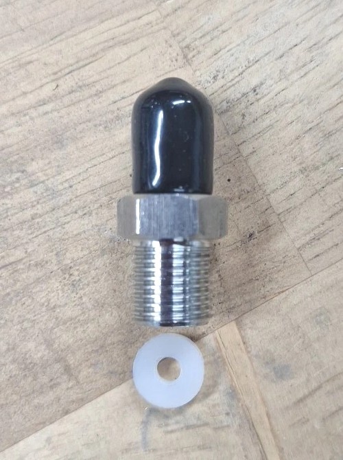 Male Foster Fitting 8mm With M10 *1 Male Threads. Stainless Steel.