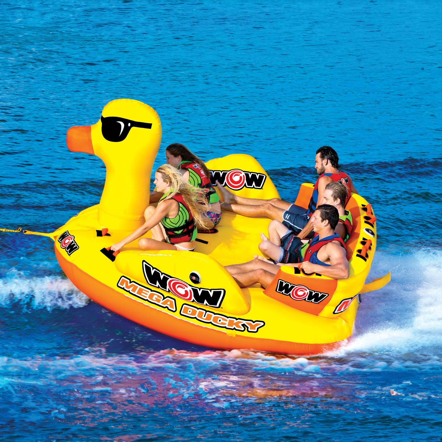 WOW Sports 9.5′ Mega Ducky 5 Person Towable