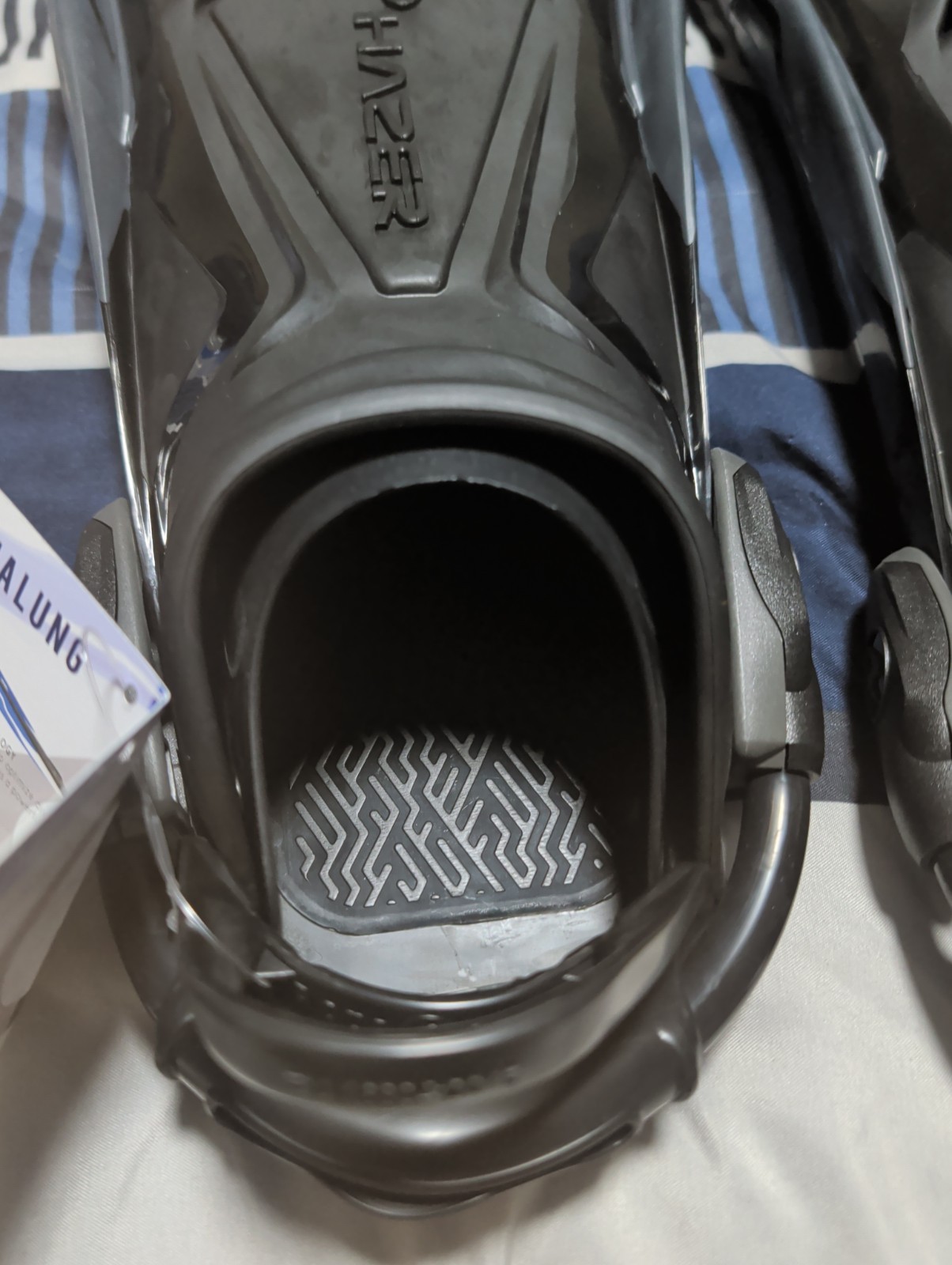 Aqualung Fins Phazer Small Dark Grey And Black