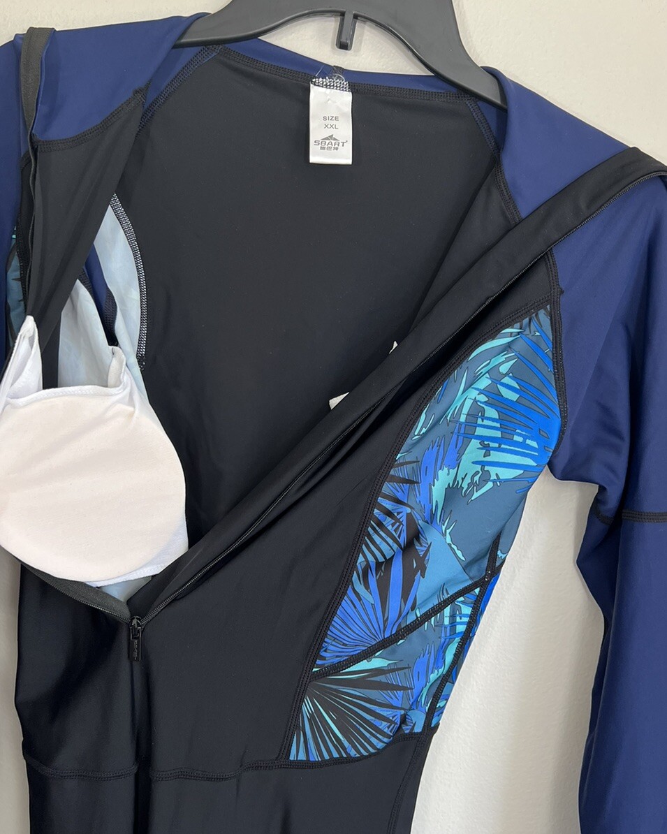Women Full Body Rash Guard 1 Piece Swimsuit Snorkeling Surfing UV Protection XXL