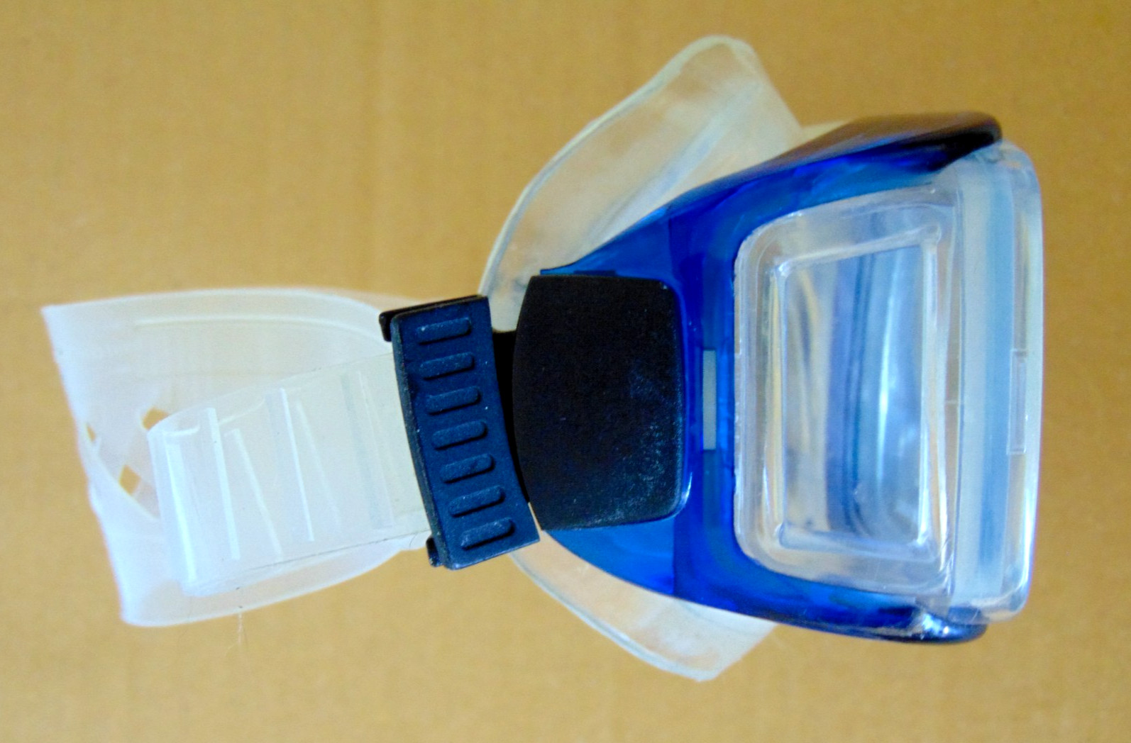 Sherwood Magnum 4 Scuba Diving Mask Tempered Glass Blue Adult Adjustable Size🔥