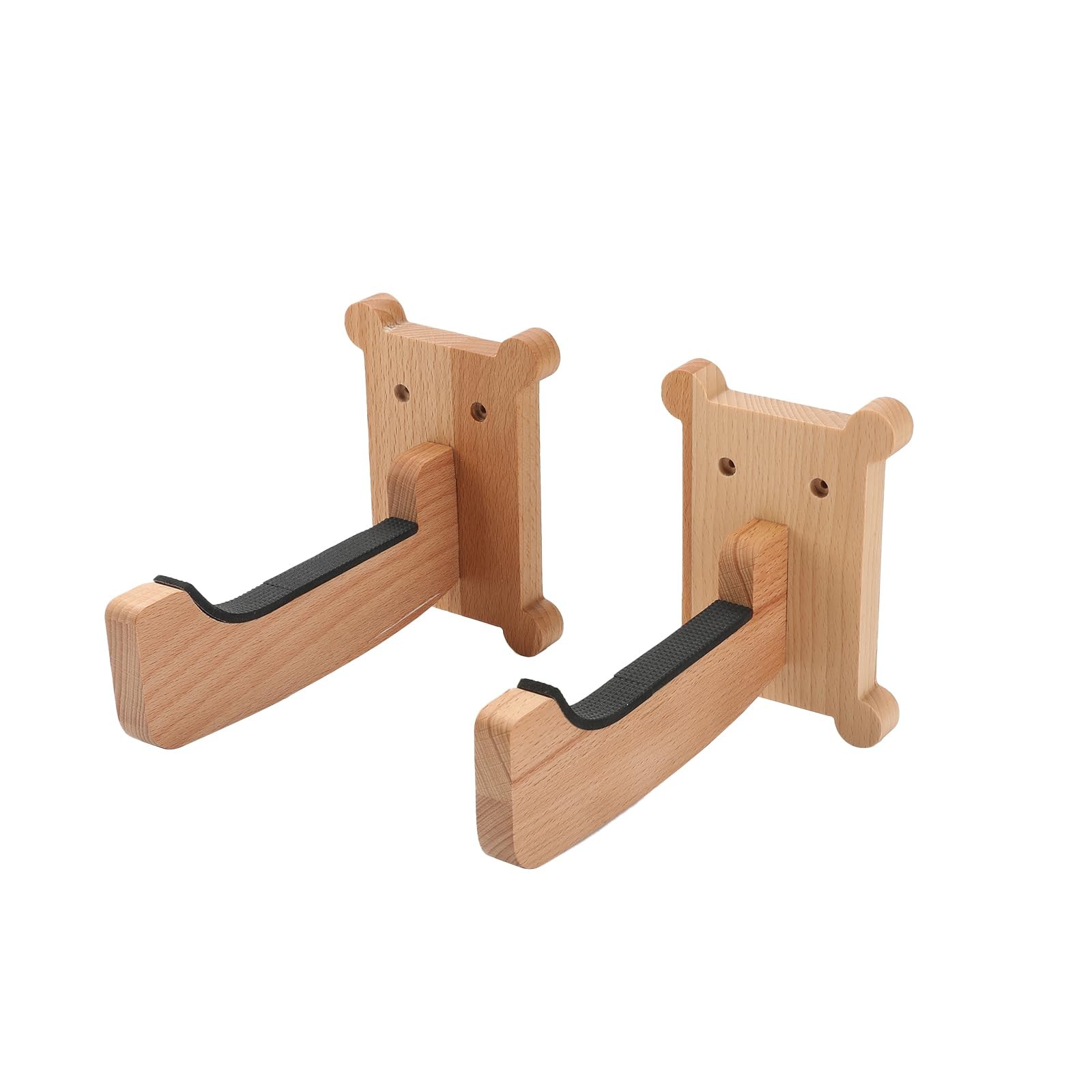 Surfboard Wall Mount Rack – Beech Wood Surf Board Wall Hangers with M6 Expans…