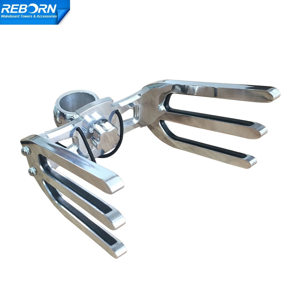 Reborn PRO2 Polished QR Wakeboard Tower Rack Vertical To Horizontal Tube +Cover