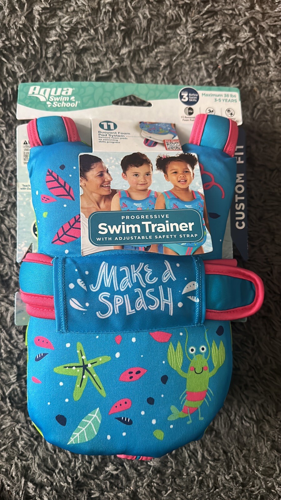 Swim School Progressive Swim Trainer Level 3 (Ages 3-5 Years) Maximum 38 lbs New