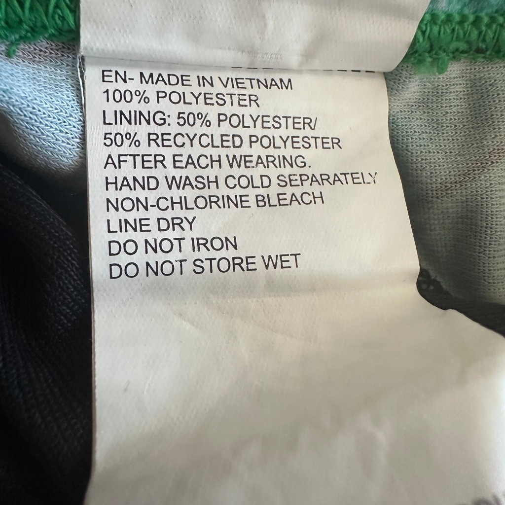 Nike Hydrastrong Swim Trunks Men’s 26 Green Black Jammer Shorts