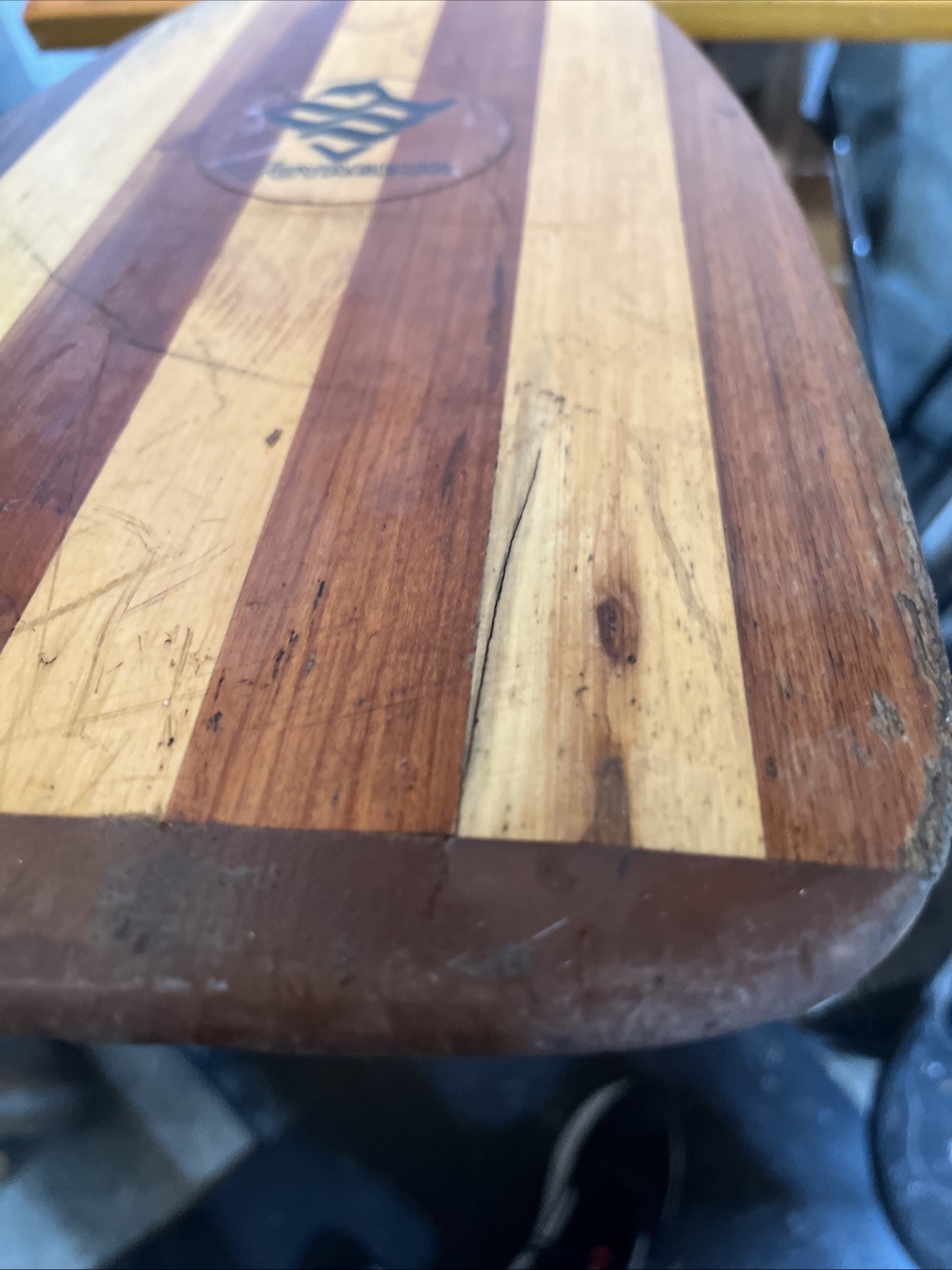 52” Voyageur Wood Canoe Paddle — Made In Canada — Good Condition Well Made