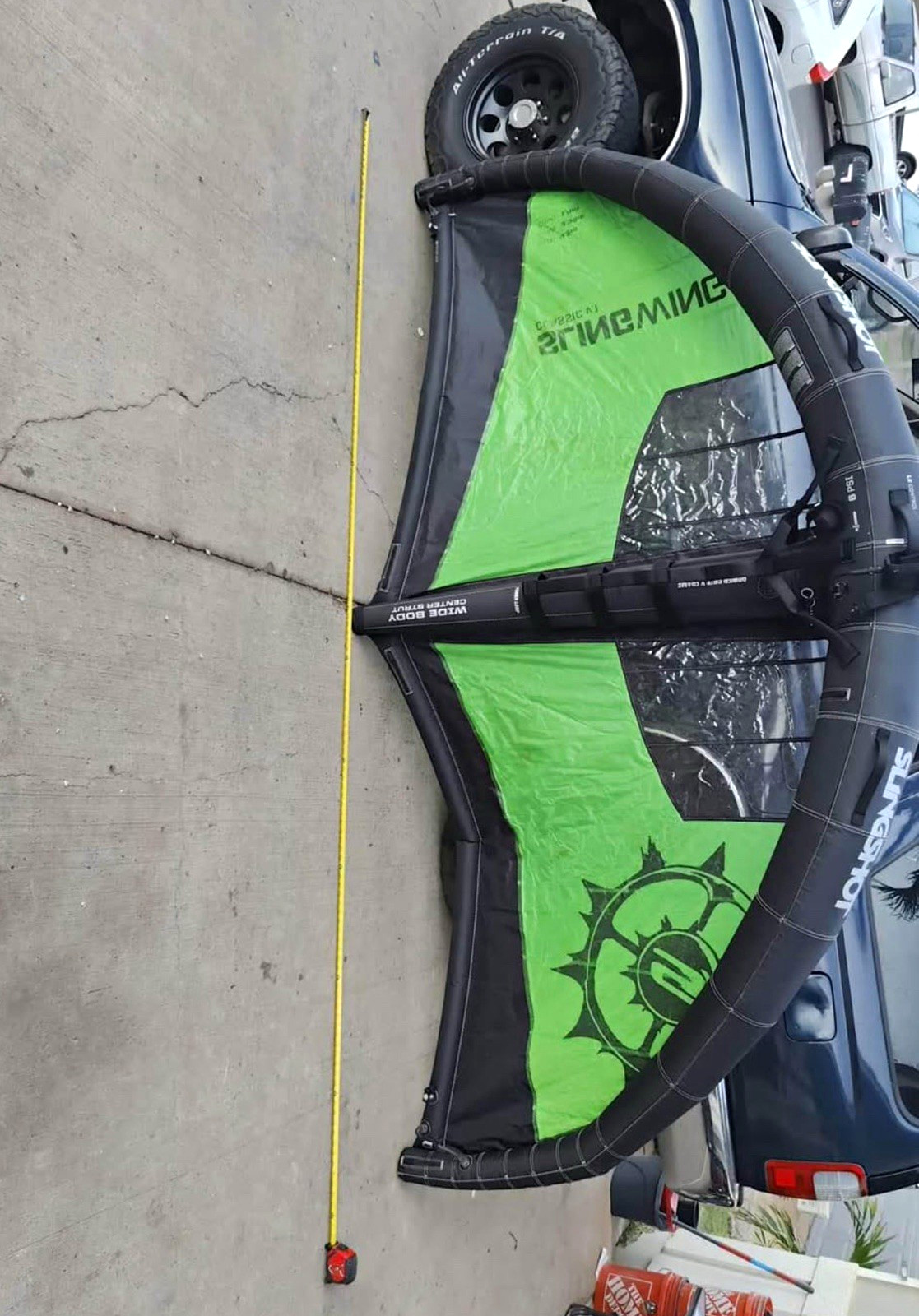 Slingshot Slingwing Classic 4.2 Inflatable Wing Kite Green/Black