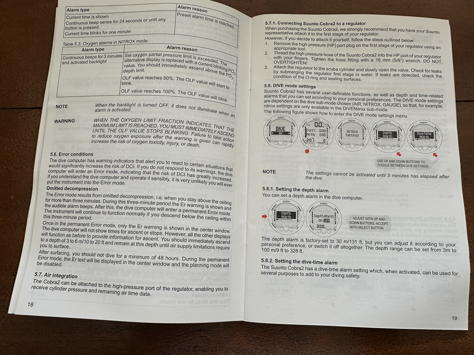 Suunto Cobra 2 User Manual In English