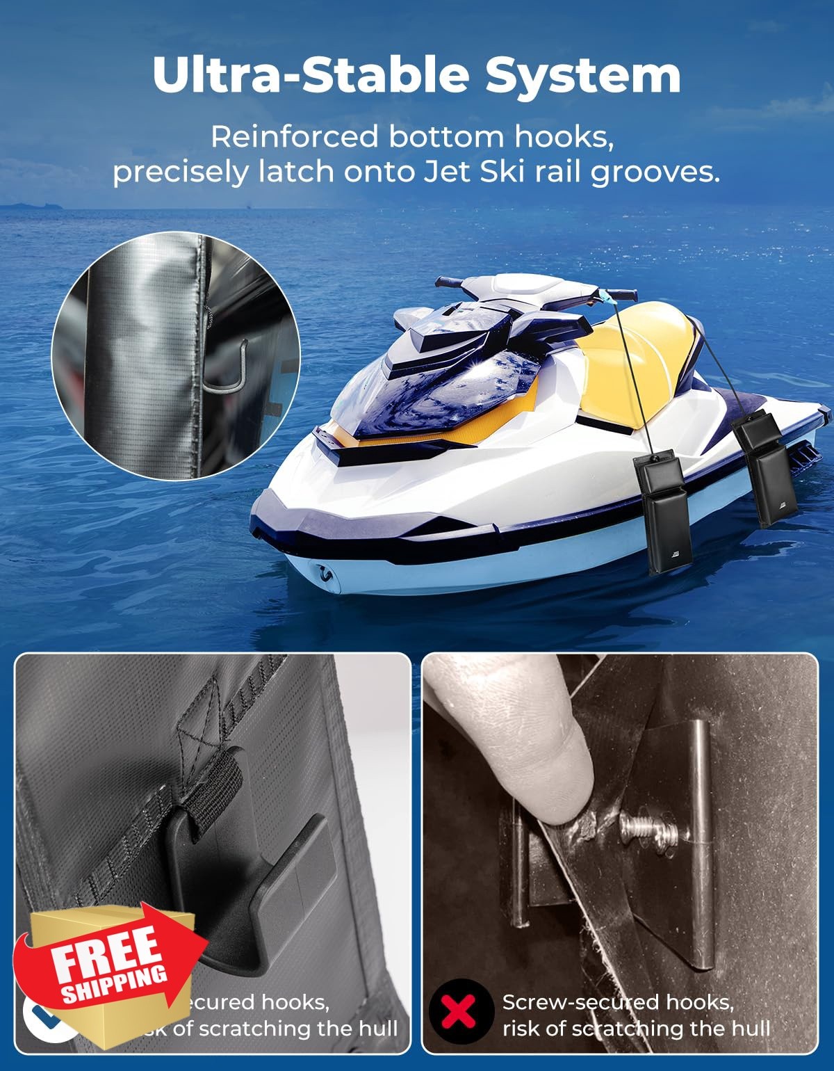 KEMIMOTO Jet Ski Fenders PWC Bumpers