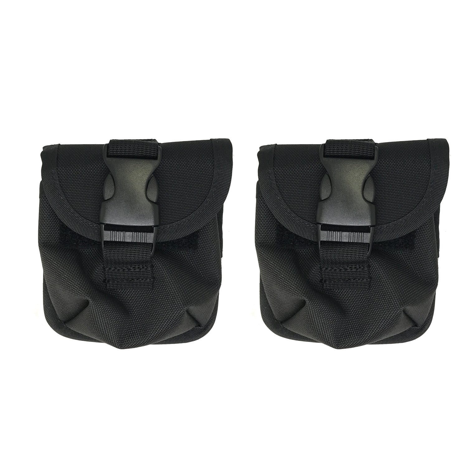 4LB Diving Weight Pouch, Pair – Compact Counterweight Pocket with Buckle Clos…