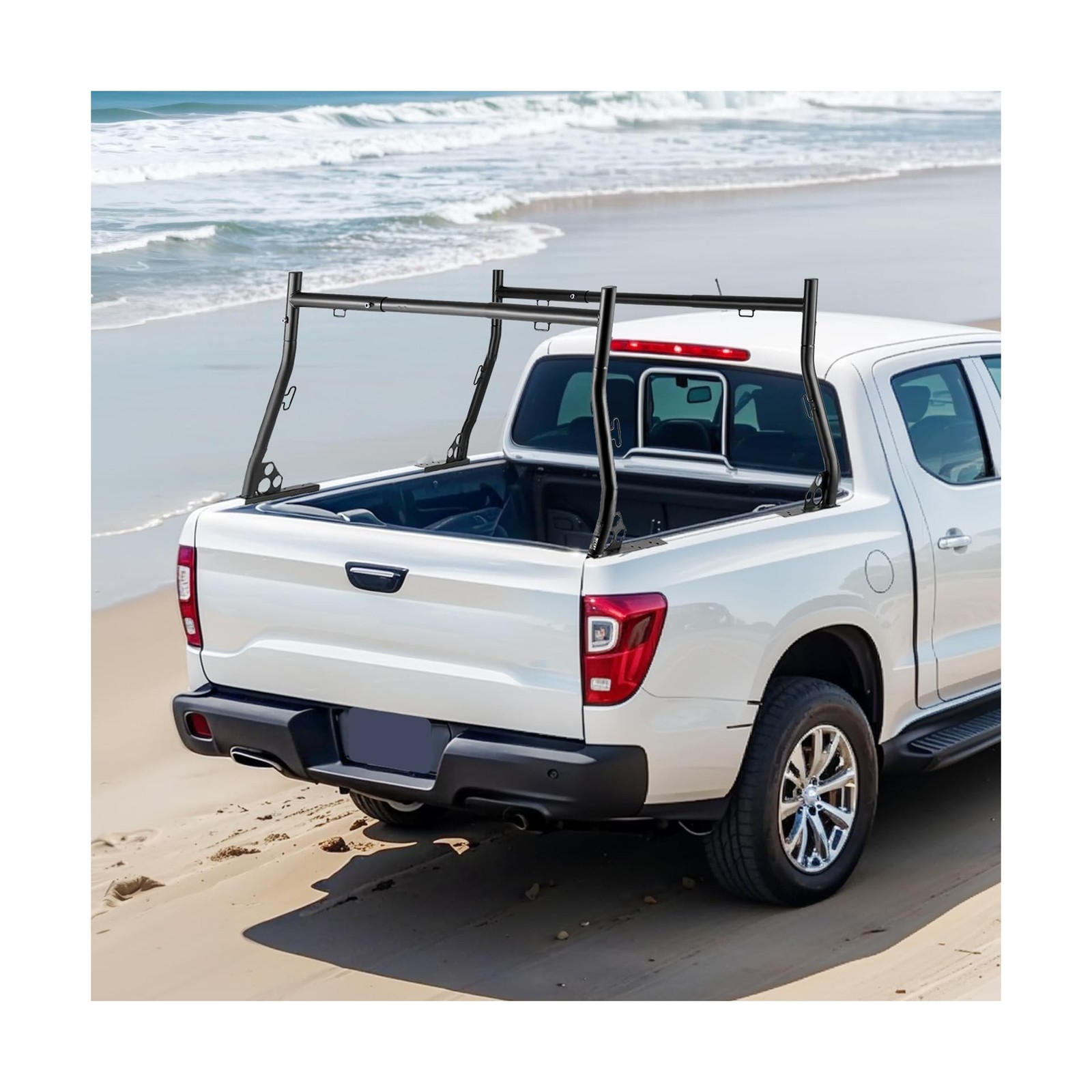 VEVOR Truck Ladder Rack, 49-73 in Width, Extendable Universal C… Fast USA SHIP