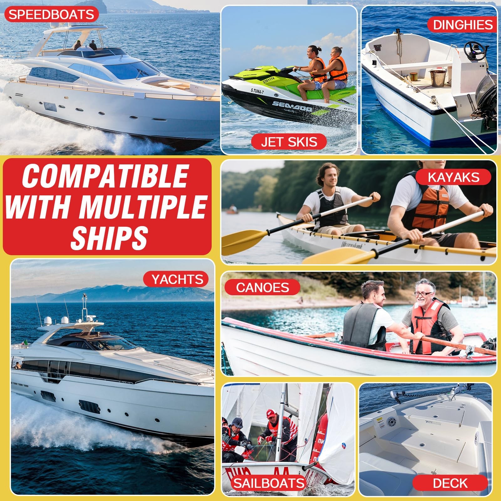 Marine Fiberglass Repair Kit for Boats, Gelcoat Boats White