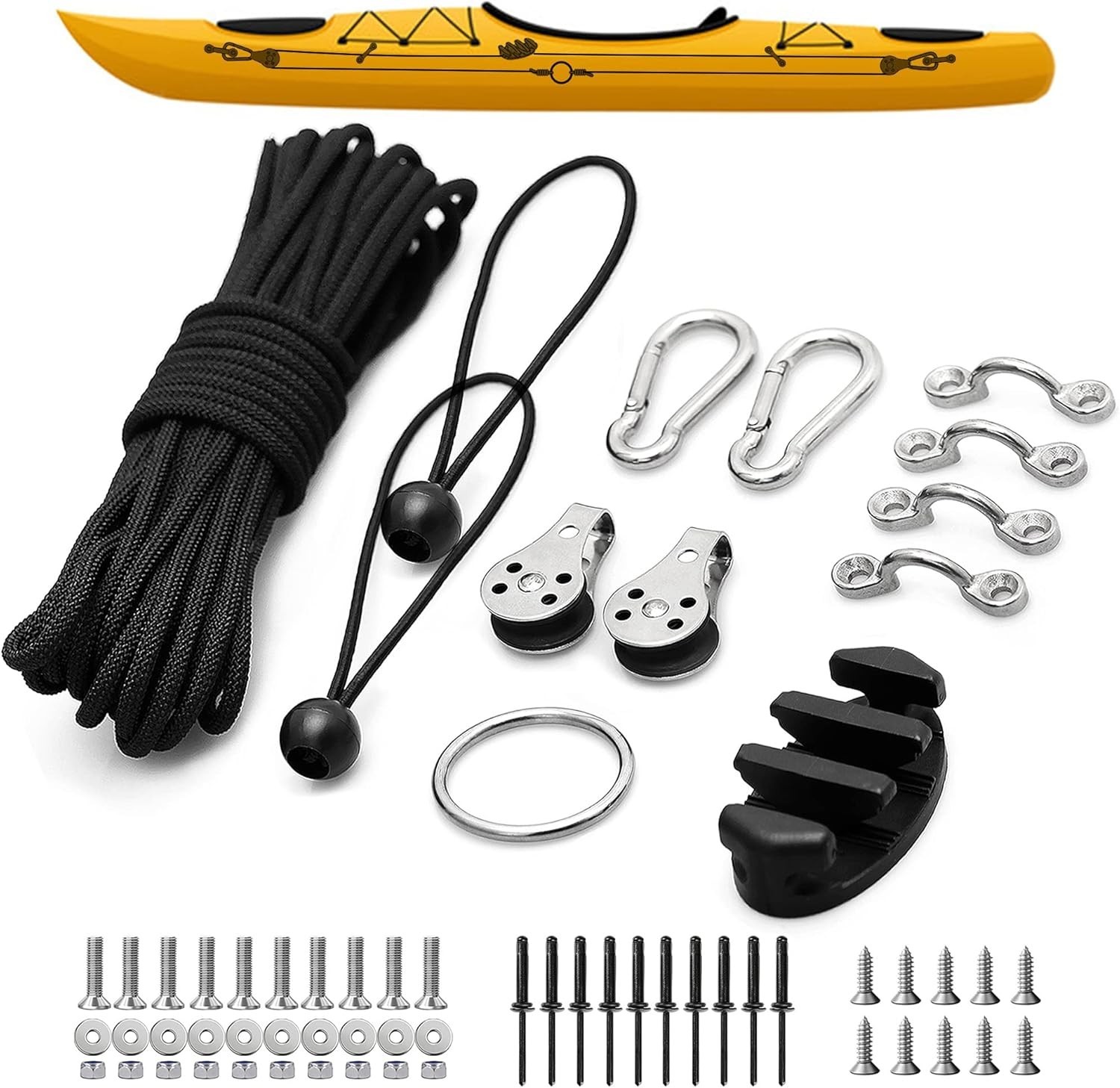 Kayak Anchor Trolley Kit Anchor Wizard Kayak LeverLock Anchor Trolley,Anchor …