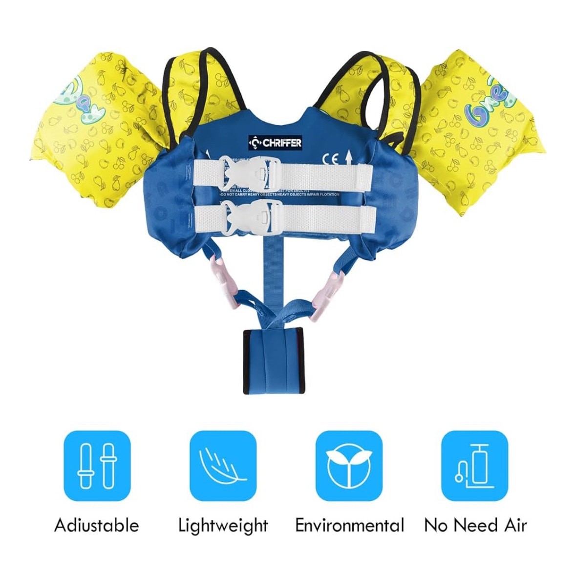 NEW- Kids Swim Aid “Puddle Jumper” Type Floatie for 30-55 Pounds Unisex