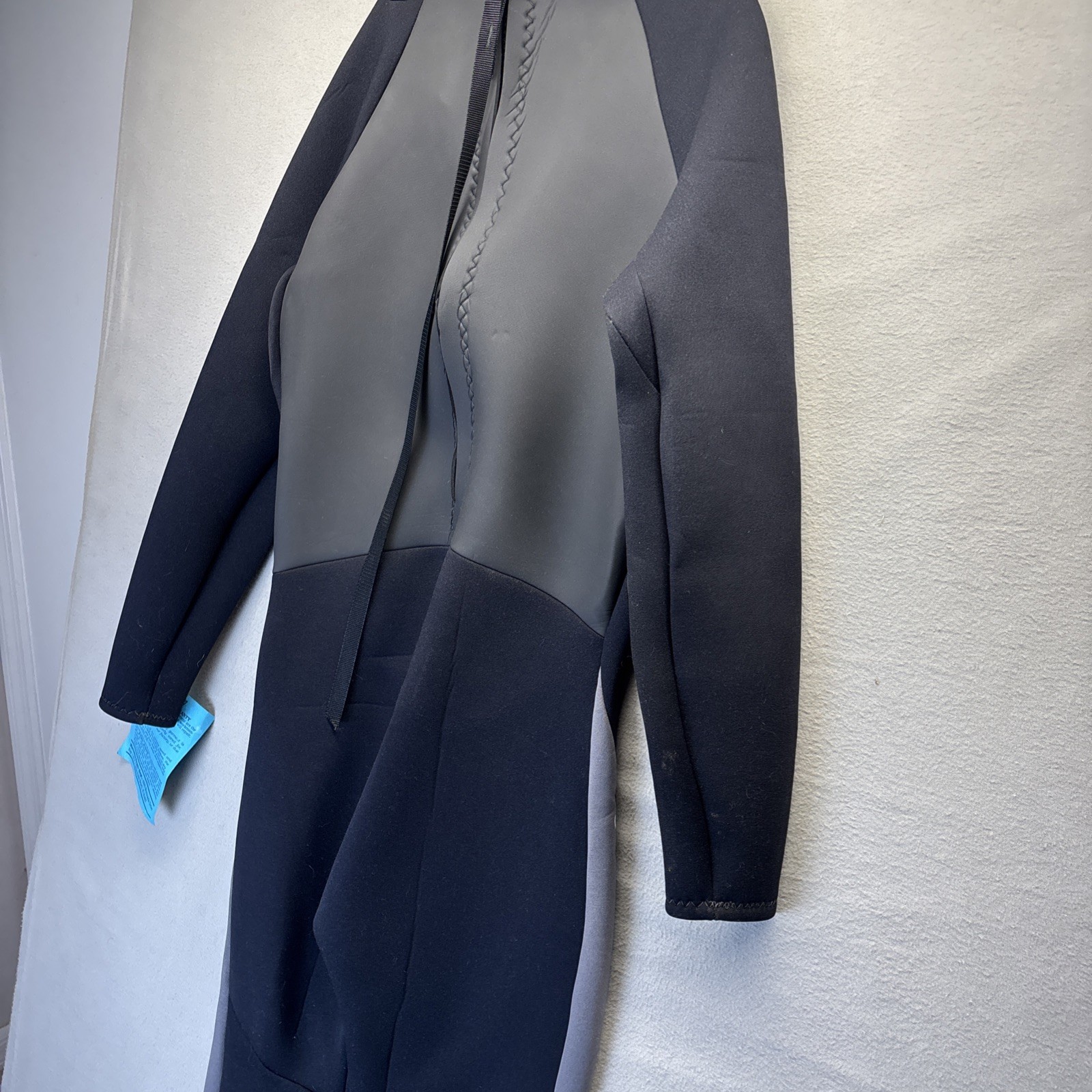Ocean TEC Pro COMP 3/2 Men’s Sizel L Black/Gray Full Wetsuit Back Zip Up