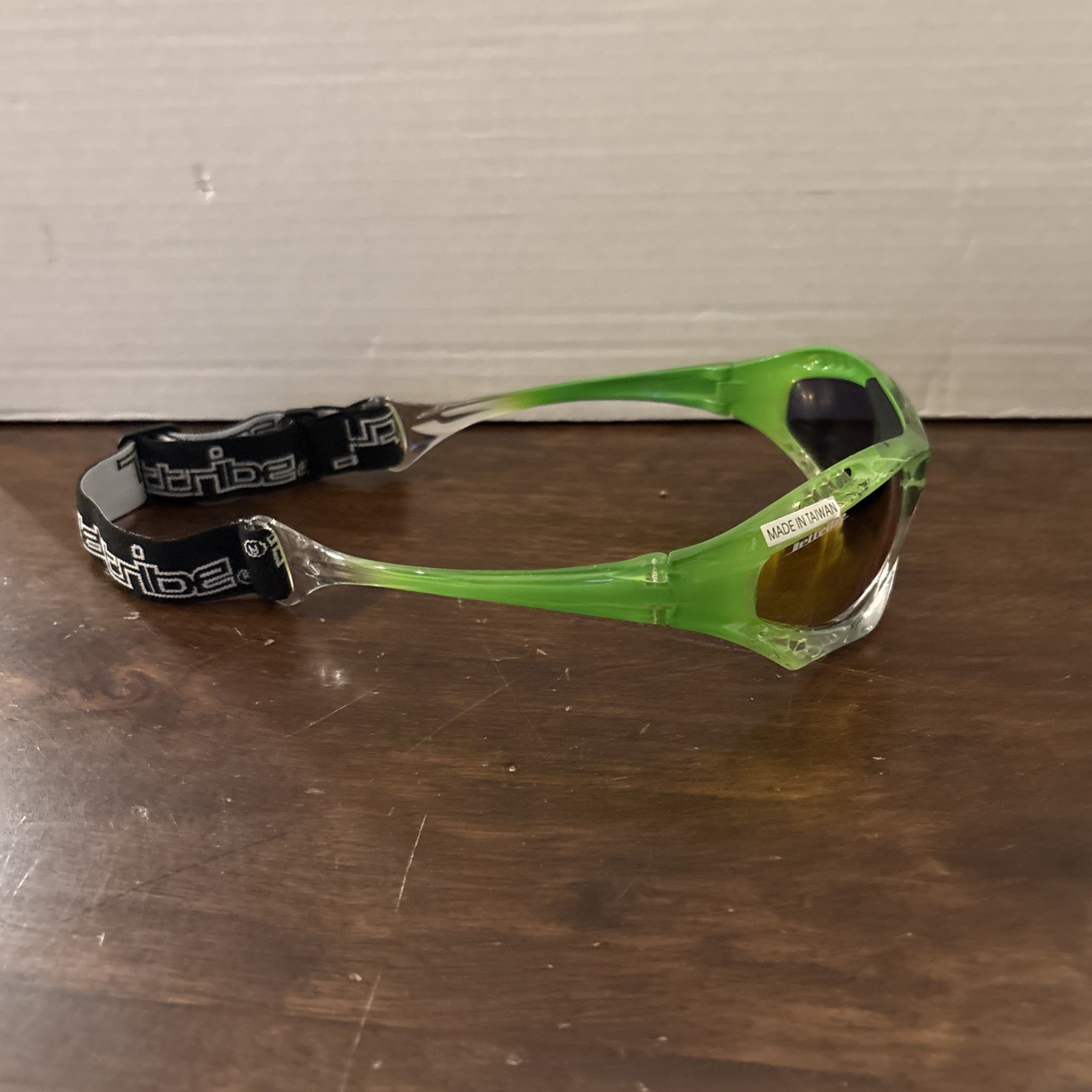 Pro Goggles Green Fade Frame/Revo Lens Sunglasses PWC Jetski With Case
