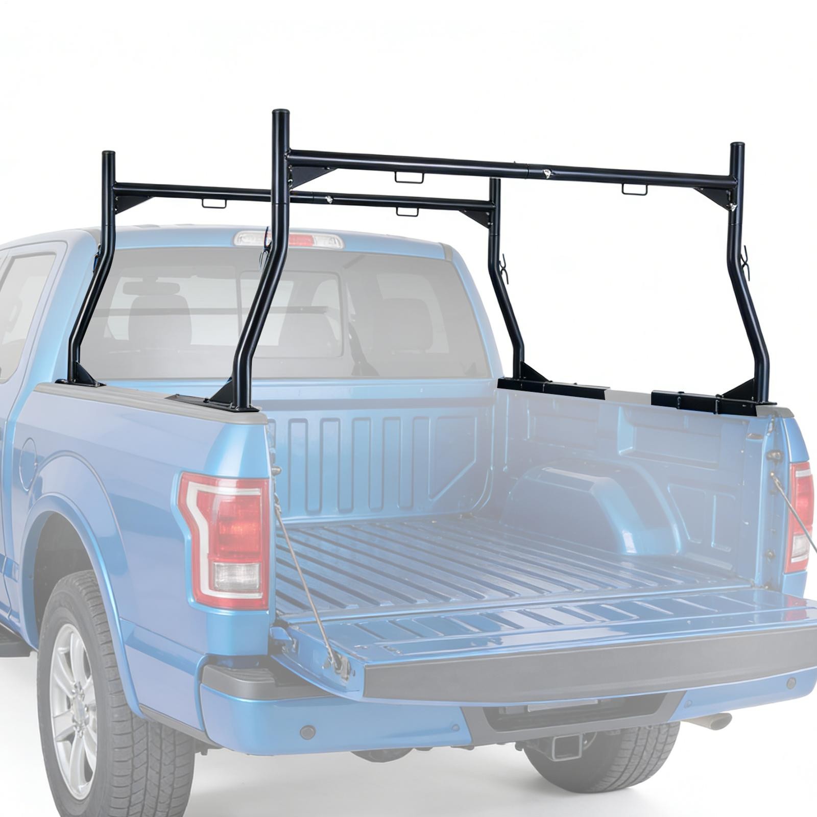 Universal Adjustable Pick up Truck Bed Ladder Rack Lumber Utility Kayak 800lbs