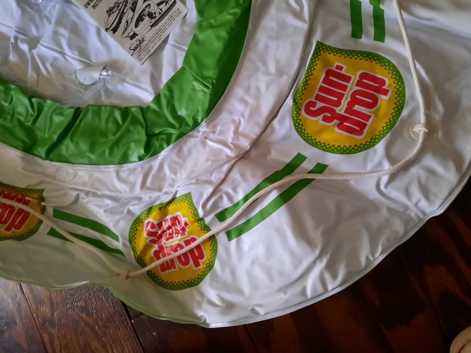 New Nos Rare vintage Sun Drop Inflatable boat raft kit Pump & Oars Sevylor promo