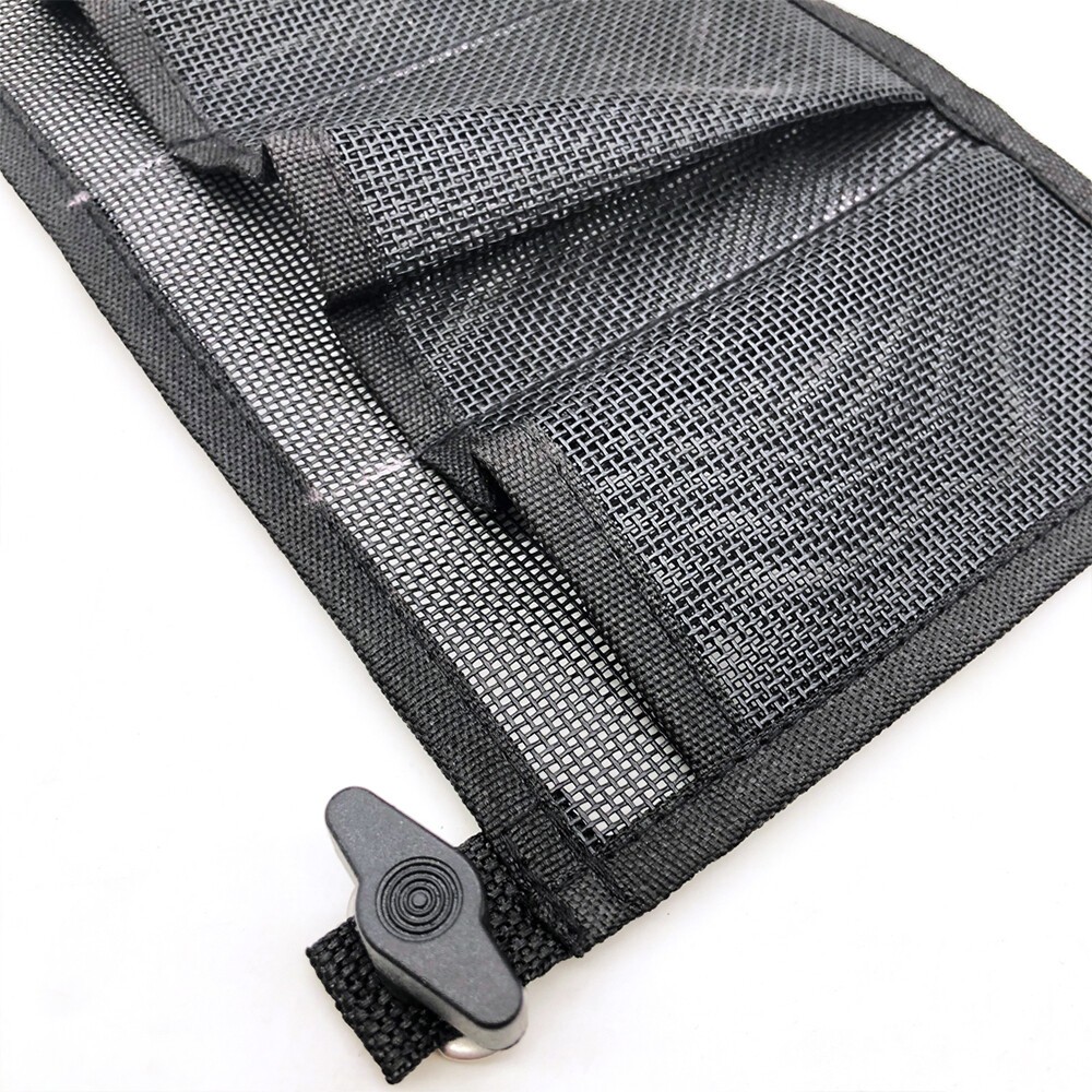 Kayak 3 Pocket Mesh Storage Pouch Sleeve Gear Water Bottle Holder Bag Organizer